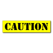 caution Decal