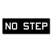 no step Decal