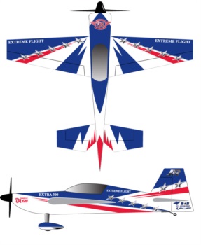Extreme Flight Extra Chrome Star Package