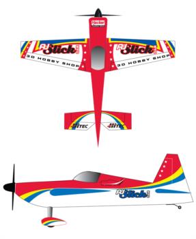 3D Hobby Shop AJSlick - red Graphic Package