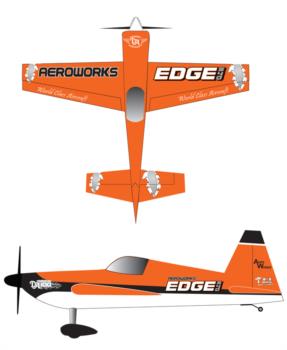 Aeroworks 100cc Edge 540 package Graphic Package
