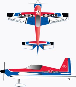 Extreme Flight Extra 300 Graphic Package