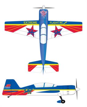 Extreme Flight Yak 54 original scheme Graphic Package