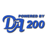 Powered By DA 200 Decal