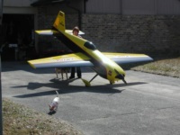 This is the prototype of the new Aerotech 55% Extra 260. Built by Bob Sawyer, this plane is killer!