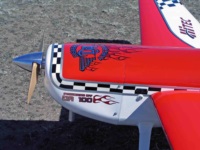 Cowl graphics on the Aeroworks Extra 260