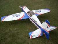 Blue and White Pilot Yak 54