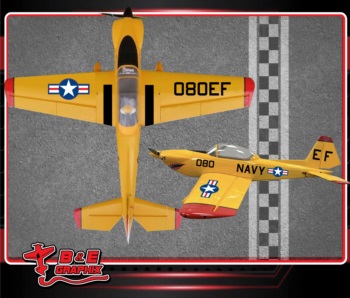 Extreme Flight Chipmunk Yellow Navy