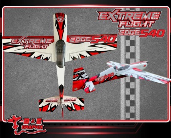 Extreme Flight Edge 540  Chipped Paint