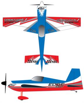 extreme flight edge 540 red blue